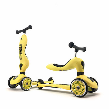 Trotineta 2-in-1 Scoot & Ride HighwayKick 1 Lemon 1-5 ani